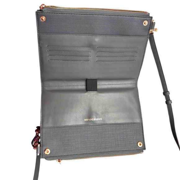 Danger Dover Convertible Clutch Wallet crossbody gray - Picture 5 of 8